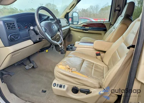 2005 Ford Excursion Limited z USA, uszkodzony, nr VIN 1FMSU43P15EB92435